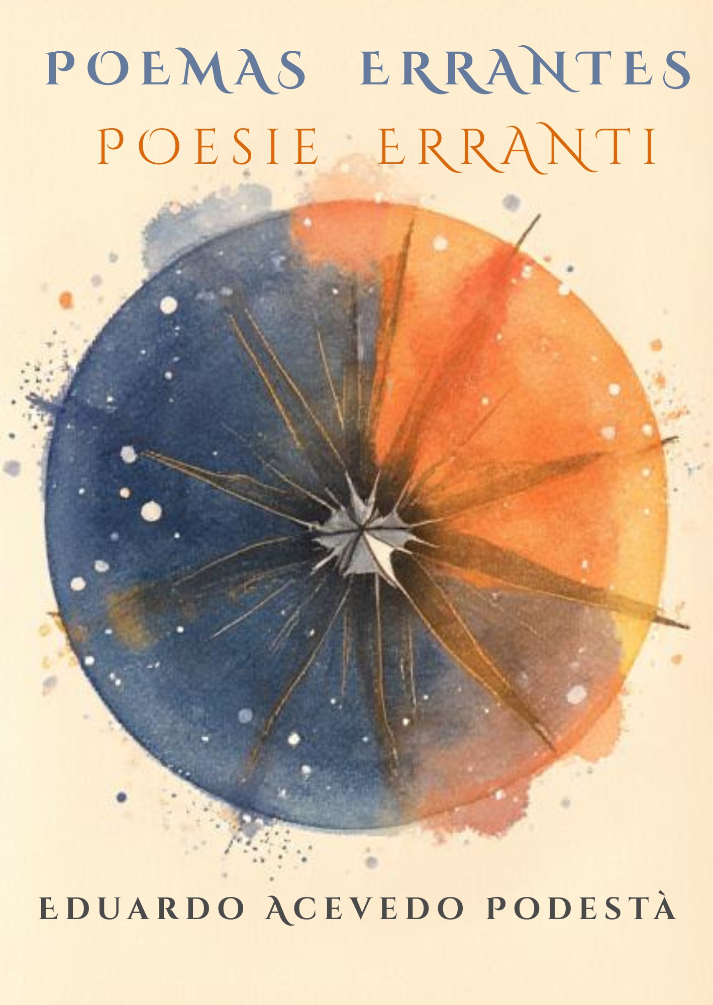Portada de la edición bilingüe Poemas errantes / Poesie erranti